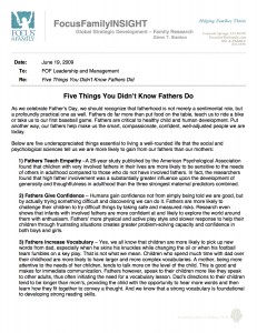 Five Things You Dont Know Fathers Do